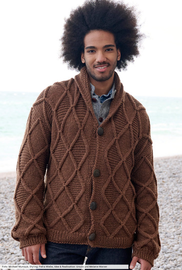 Cardigan mit Schalkragen