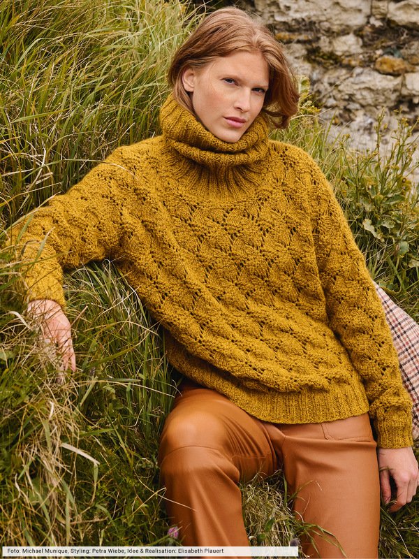 Pulli mit Lochstrukturen