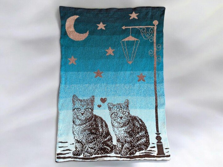 Baby- / Kinderdecke "Sweethearts" - Doubleface Strickanleitung