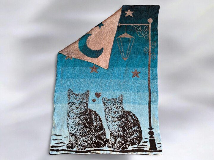 Babydecke / Kinderdecke "Sweethearts" - Doubleface Strickanleitung
