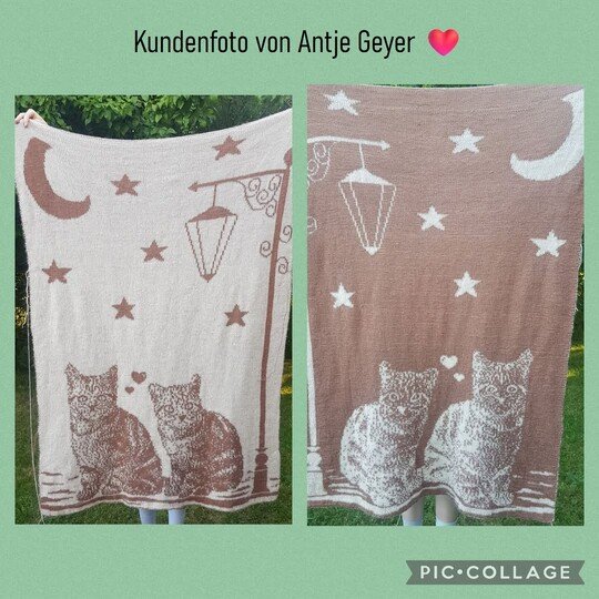 Babydecke / Kinderdecke "Sweethearts" - Doubleface Strickanleitung