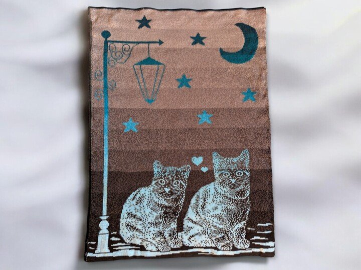 Babydecke / Kinderdecke "Sweethearts" - Doubleface Strickanleitung