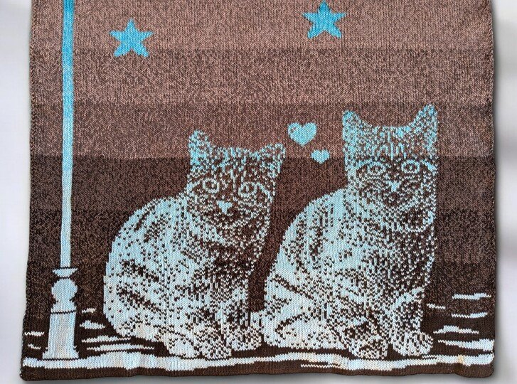 Babydecke / Kinderdecke "Sweethearts" - Doubleface Strickanleitung