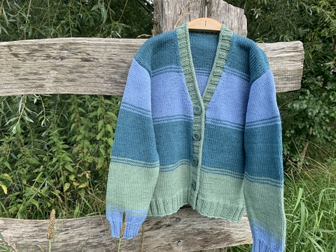 Strickanleitung Kinderjacke Fin Gr. 98 - 134