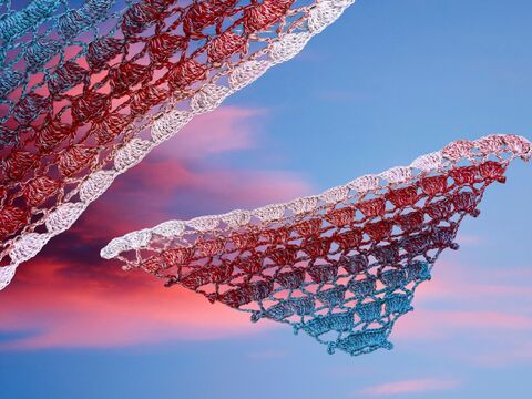 Häkelanleitung Tuch "KORALLENRIFF"