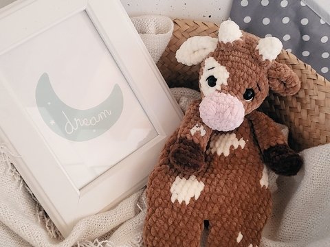 Häkelanleitung Schnuffeltuch Kalb "Milli" | Häkeltier | Sprache: Deutsch