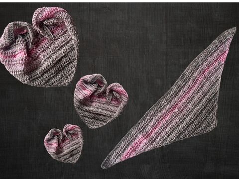 Häkelanleitung Tuch "SIMPLE HEART"