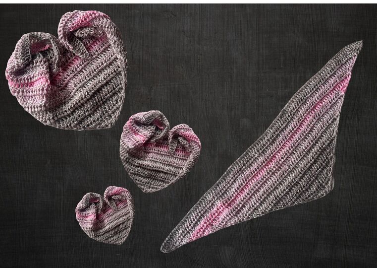 Häkelanleitung Tuch "SIMPLE HEART"