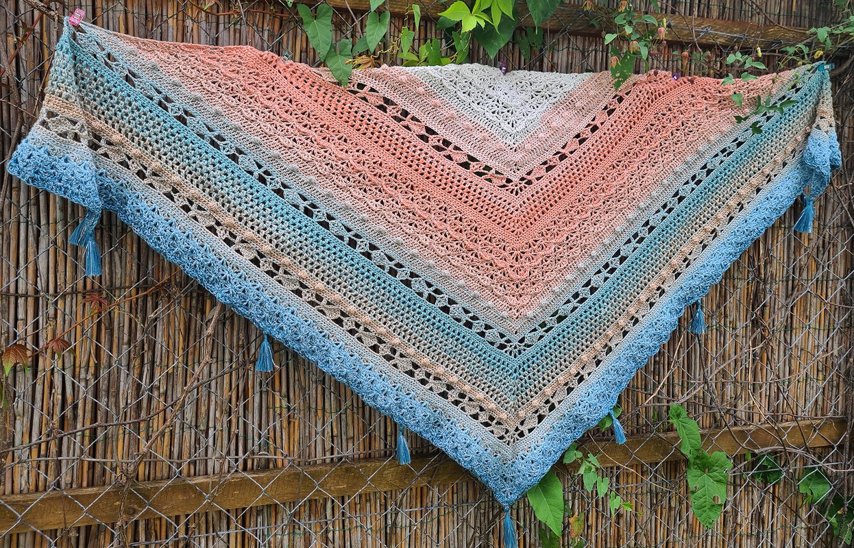 Dreieckstuch "ILAYDA" - Häkelanleitung