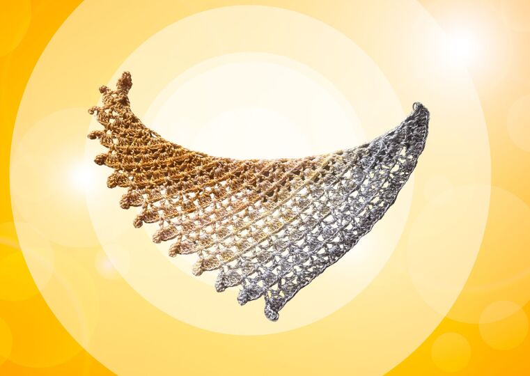 Häkelanleitung Tuch "SONNENKUSS"