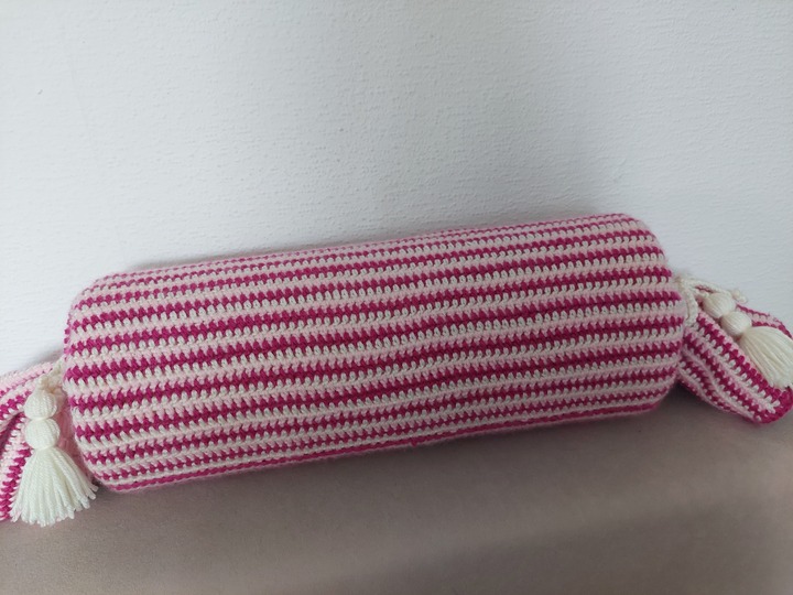 Häkelanleitung Nackenrolle/Nackenkissen Pink Love!