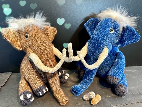 Häkelanleitung für ein süsses Mammut