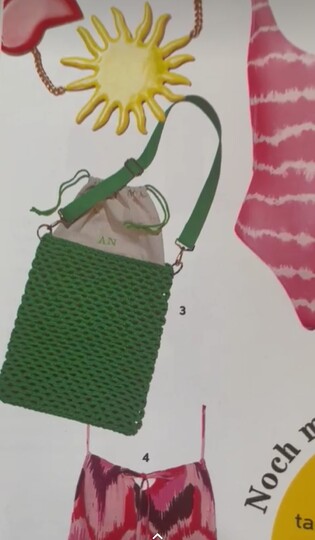 "Netzwerk" Einkaufstasche häkeln PDF-Anleitung