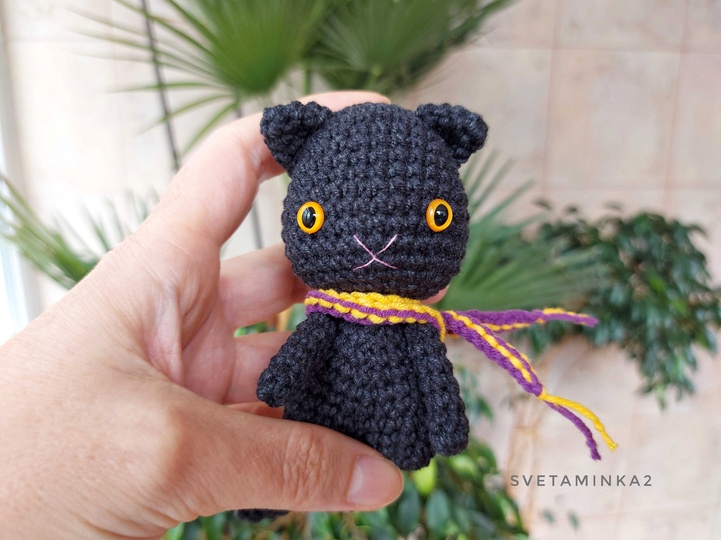 Cat Crochet Pattern Amigurumi Cute Toy