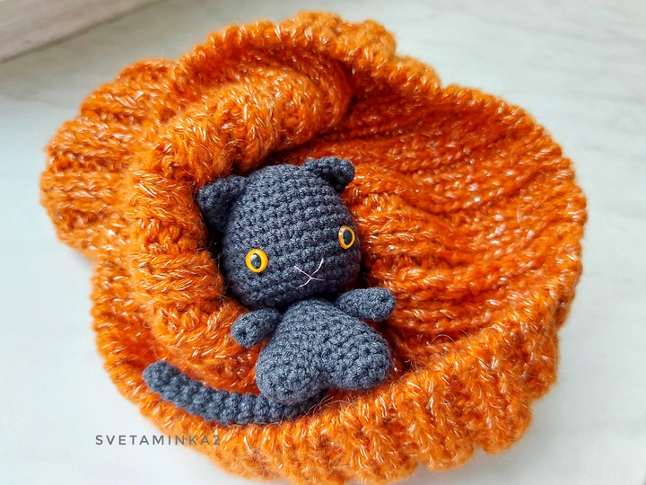 Cat Crochet Pattern Amigurumi Cute Toy