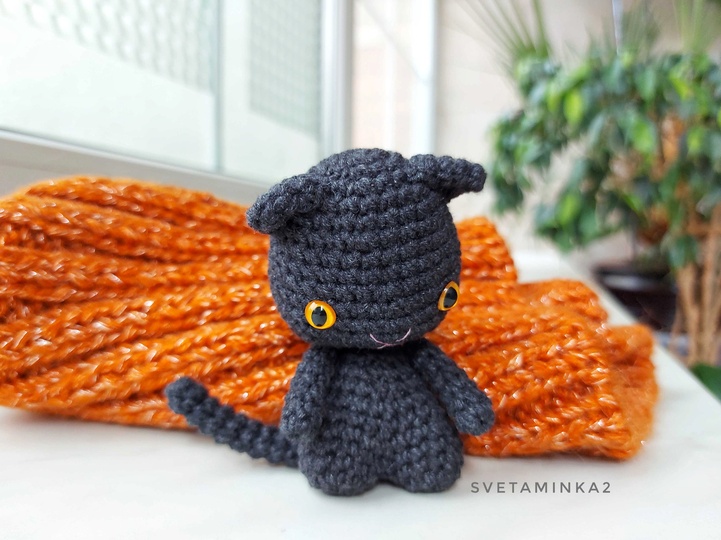 Cat Crochet Pattern Amigurumi Cute Toy
