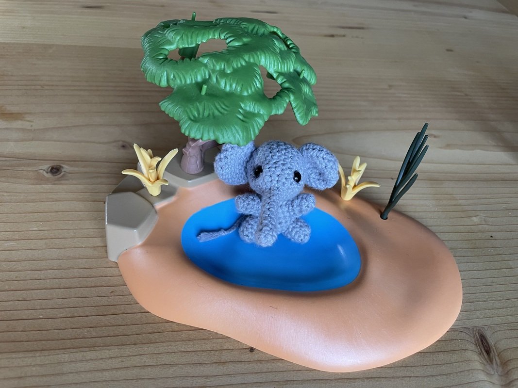 Mini-Amigurumi-Elefant - Bild 4