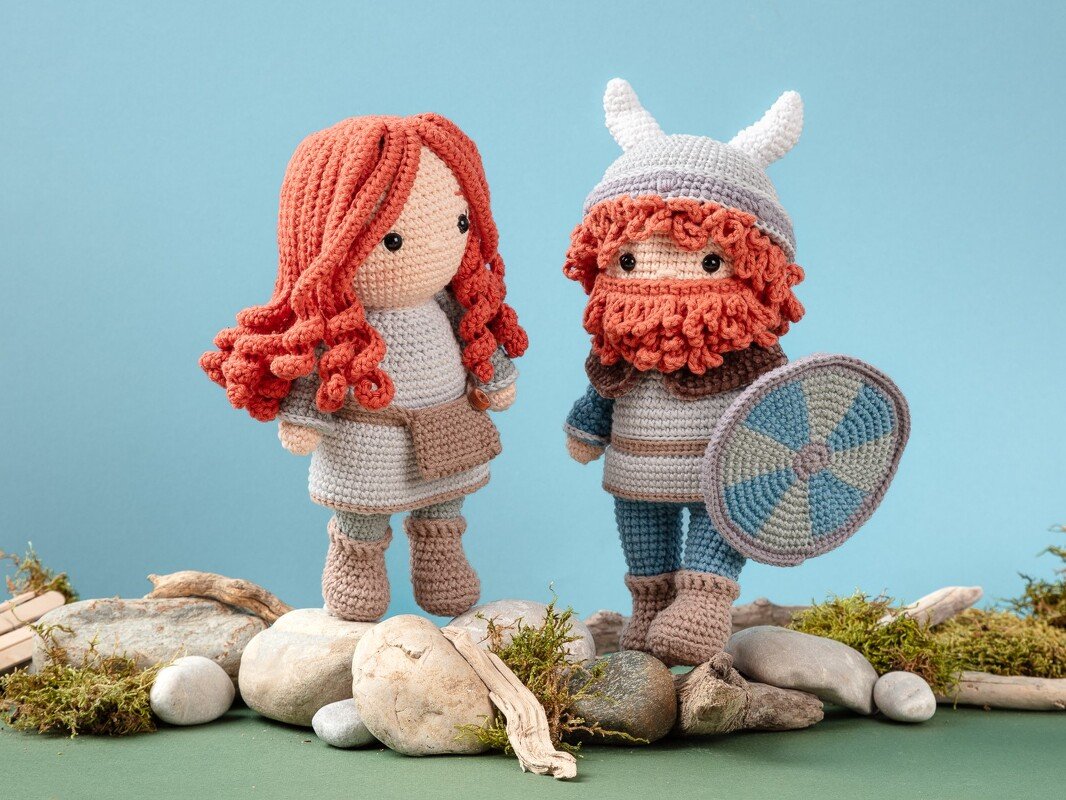 Häkelanleitung Wikinger Ragnar und Alva - Bild 2