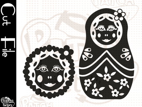 Plotterdatei, Schnittvorlage Matroschka