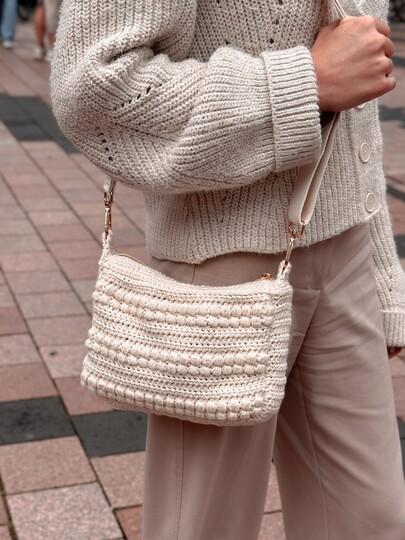 Schultertasche "Maiki" - Häkelanleitung | Deutsch & Englisch