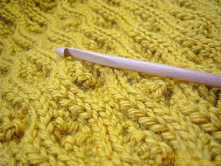 Tasche häkeln, "La Dune Bag", Designertasche, Wollstrick, modisch im Trend