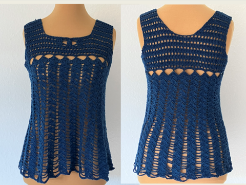 Top im Prinzess-Stil - Häkelanleitung