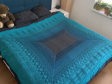 Häkelanleitung Decke "Selene"