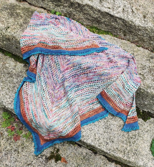 Strickanleitung "My little Sunshine"  ein Tuch in zwei Größen