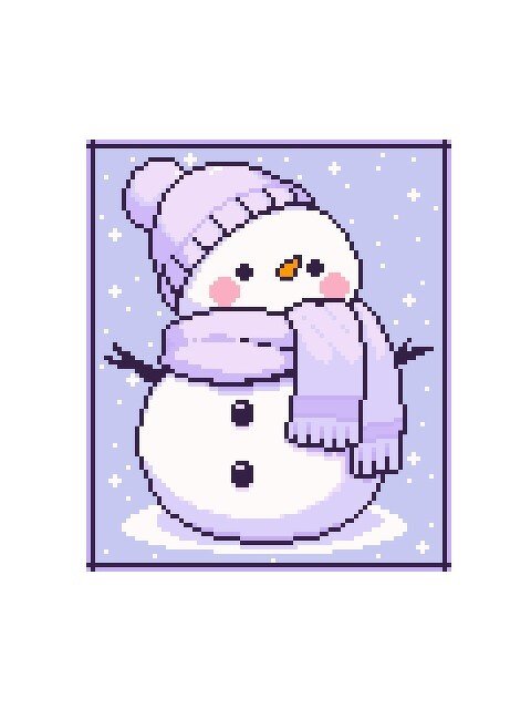 Häkelmuster * SCHNEEMANN * Grafik für Fm Decke