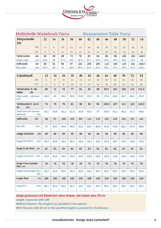 Yucca wrap skirt cut with or without ruffle - Image 10