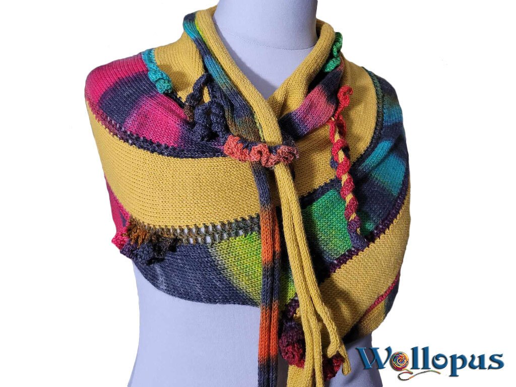 NOOSE-Loop, Doppelhelix, häkeln und stricken