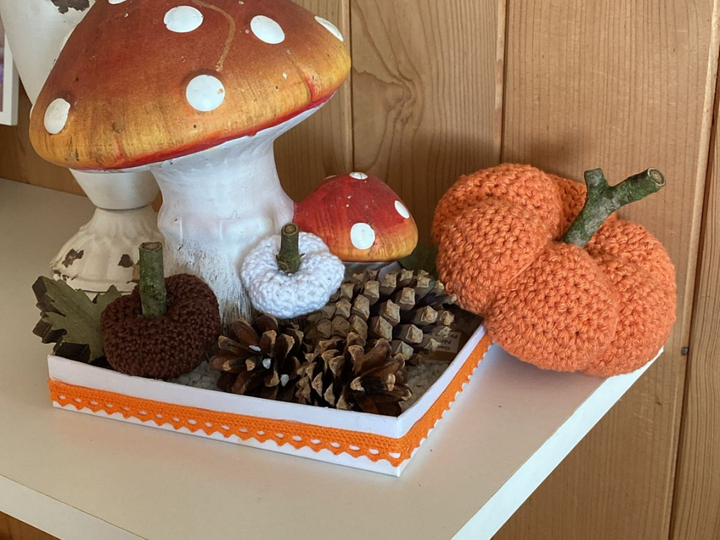 Häkelanleitung Kürbis