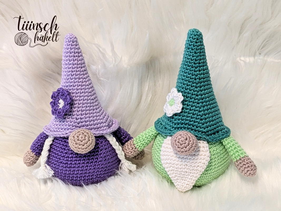 Süßes Wichtel Paar häkeln - Häkelanleitung Anfänger Deutsch - Bild 2
