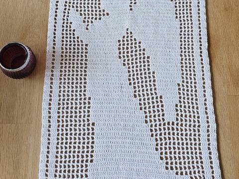 Tischläufer "Hoffnung" Häkelanleitung