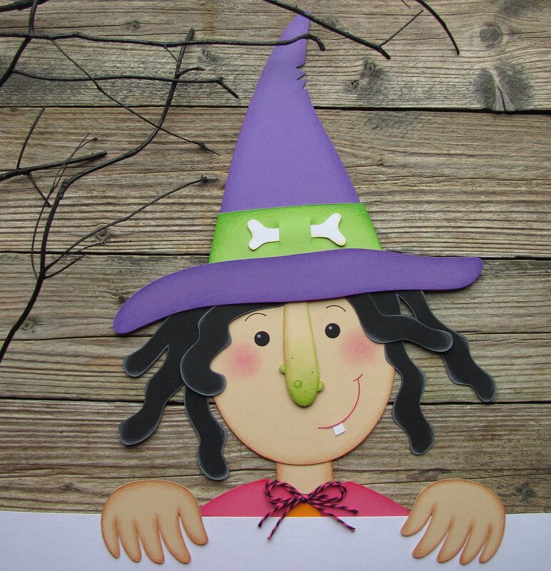 Fensterbild Hexe zum Nachbasteln für Halloween & Co. - Bild 5