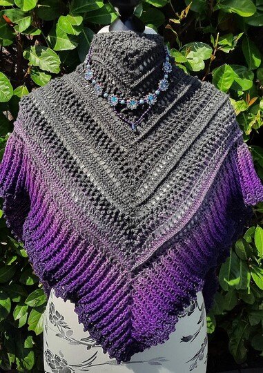 Häkelanleitung Dreieckstuch Walpurgisnacht