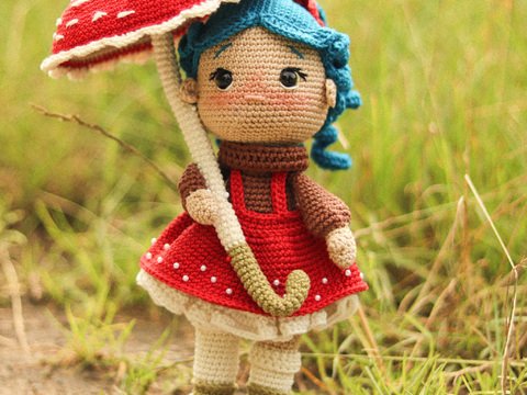 Frieda Fliegenpilz Häkelanleitung