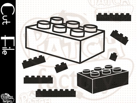 Plotterdatei, Schnittdatei Bausteine