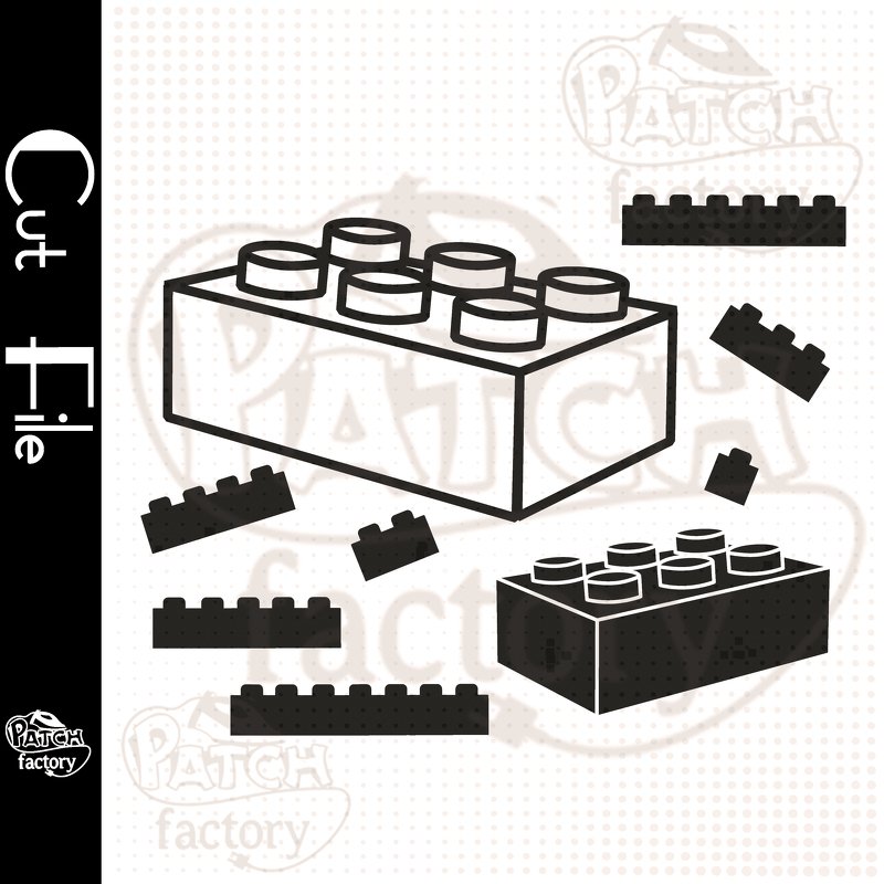 Plotterdatei, Schnittdatei Bausteine - Bild 2