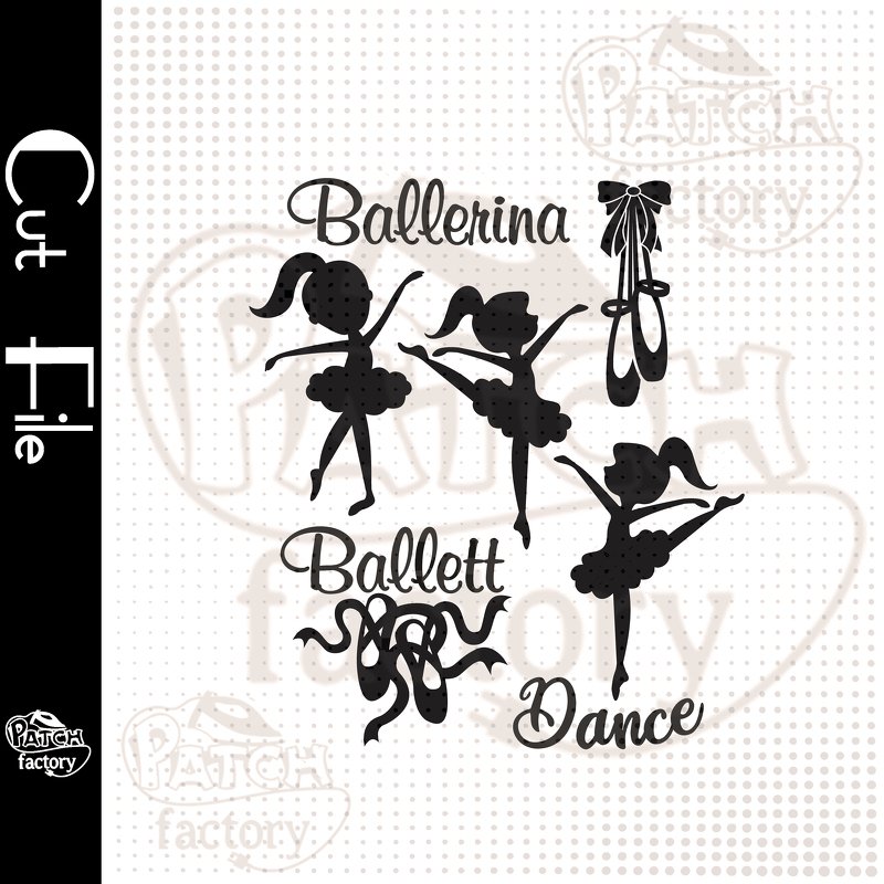 Plotterdatei, Schnittdatei Ballett, Balletttänzerin - Bild 2