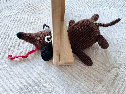 Häkelanleitung Dackel Türstopper