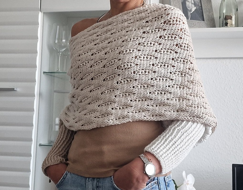 Häkelanleitung für den Ärmelschal "Wrap me" - Bild 8