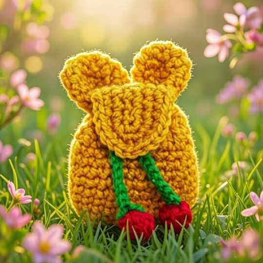 Crochet Mini Backpack Keychain Pattern – Cute DIY Bag Charm PDF + Video