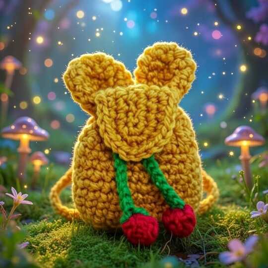 Crochet Mini Backpack Keychain Pattern – Cute DIY Bag Charm PDF + Video