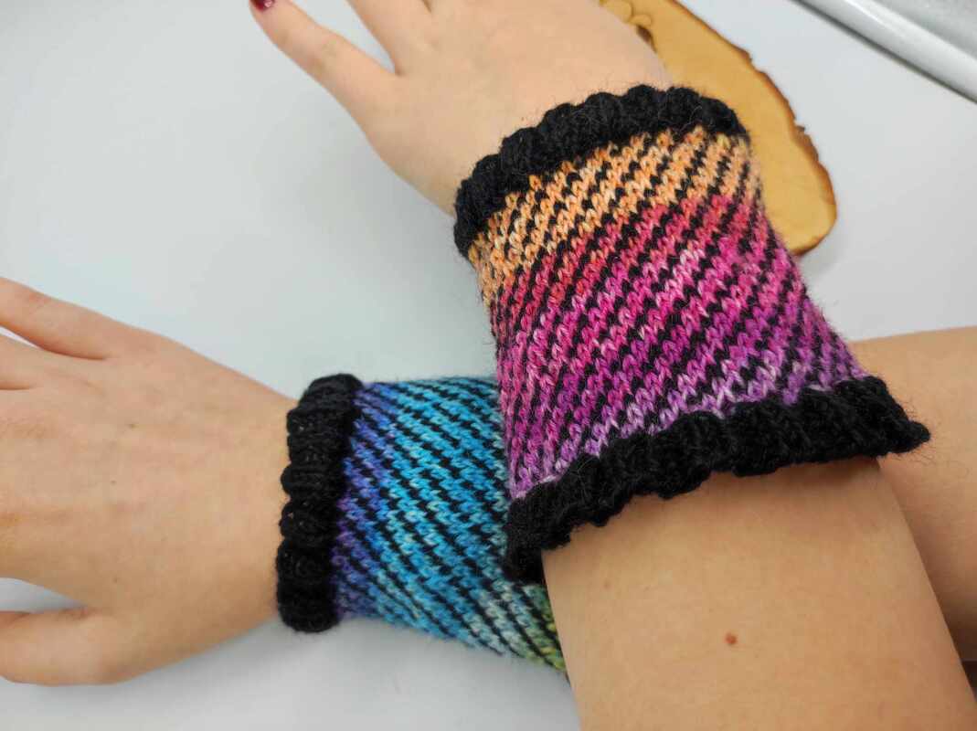 Pulswärmer, Handstulpen, Stulpen Strickanleitung