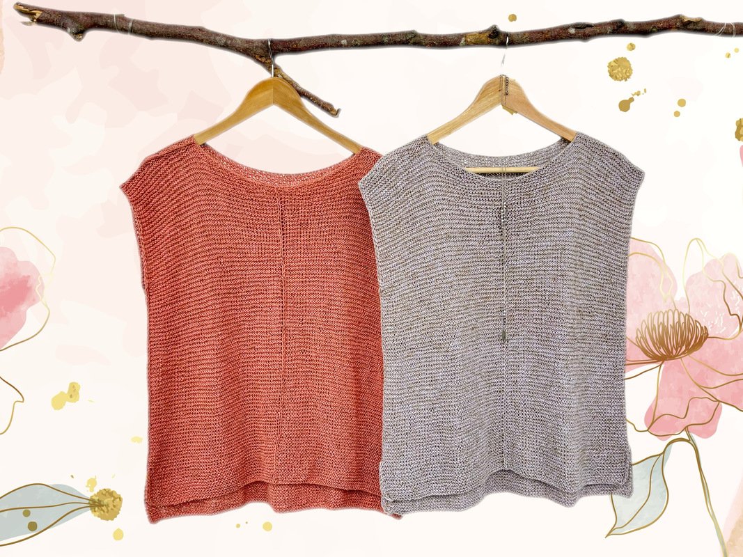 Strickanleitung | NIZZA Shirt &amp; Slipover | nahtlos | 9 Größen