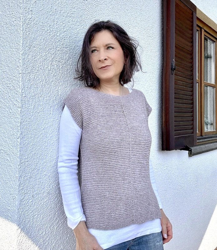 Knitting Pattern | NIZZA Shirt & Slipover | seamless | 9 sizes - Image 4