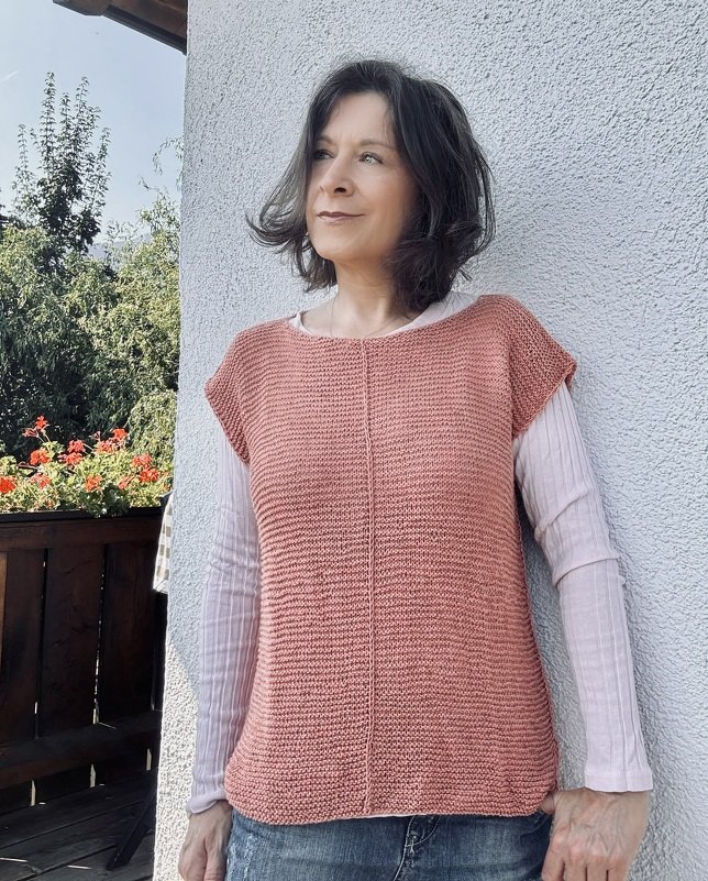 Knitting Pattern | NIZZA Shirt & Slipover | seamless | 9 sizes - Image 8
