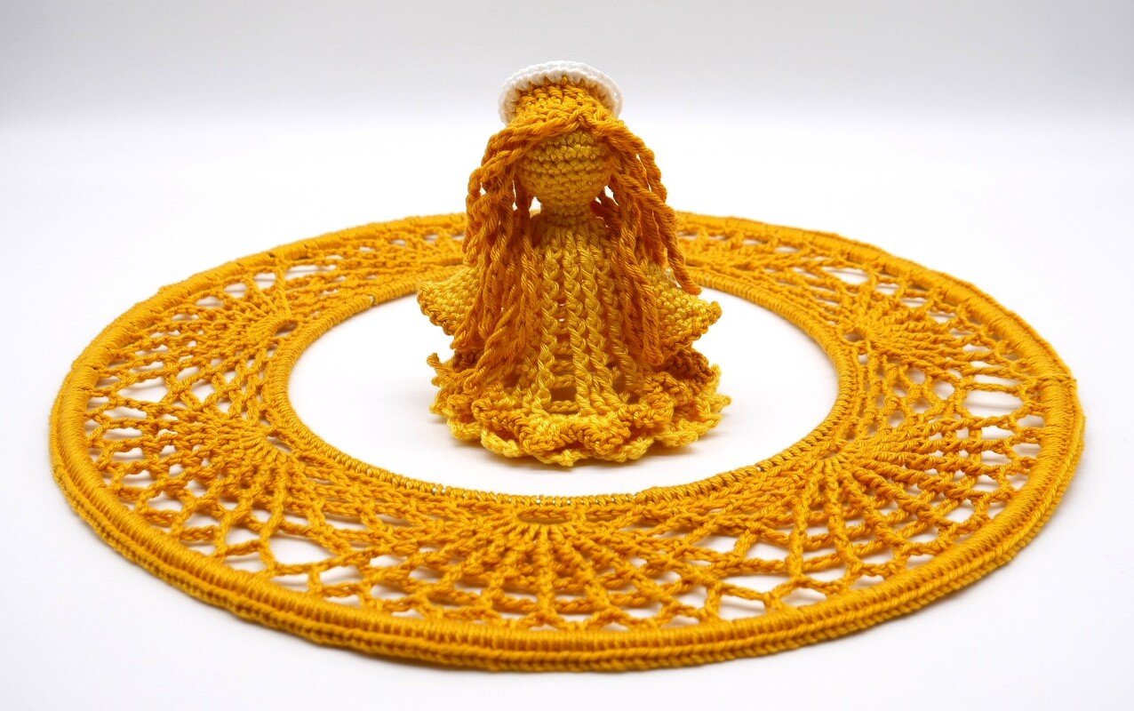 Häkelanleitung Engel auf Ringen / Schutzengel Mandala