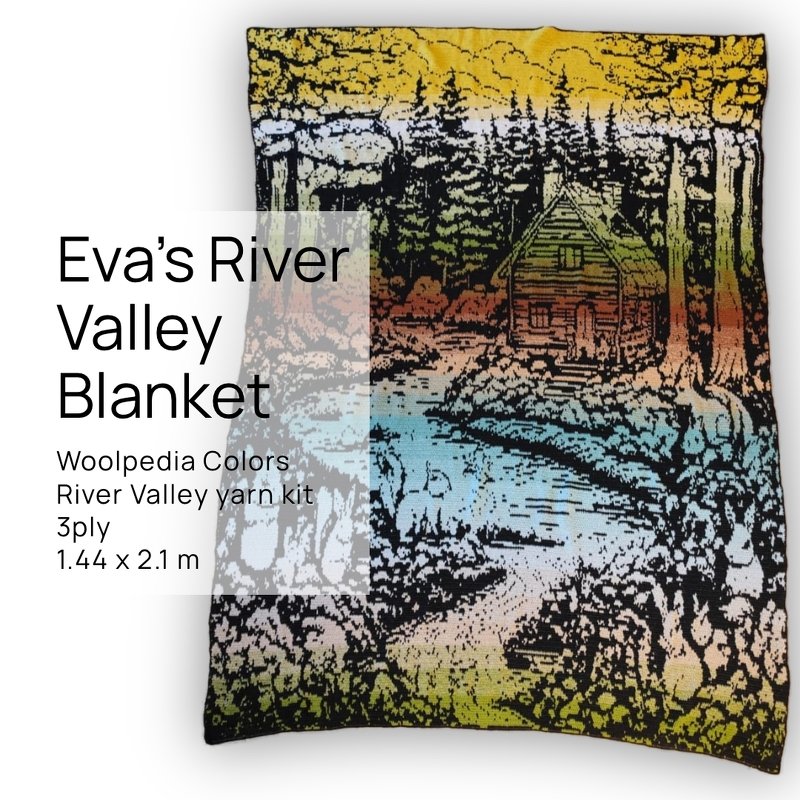 Blanket CAL "River Valley" crochet tutorial PDF - Woolpedia - Image 8